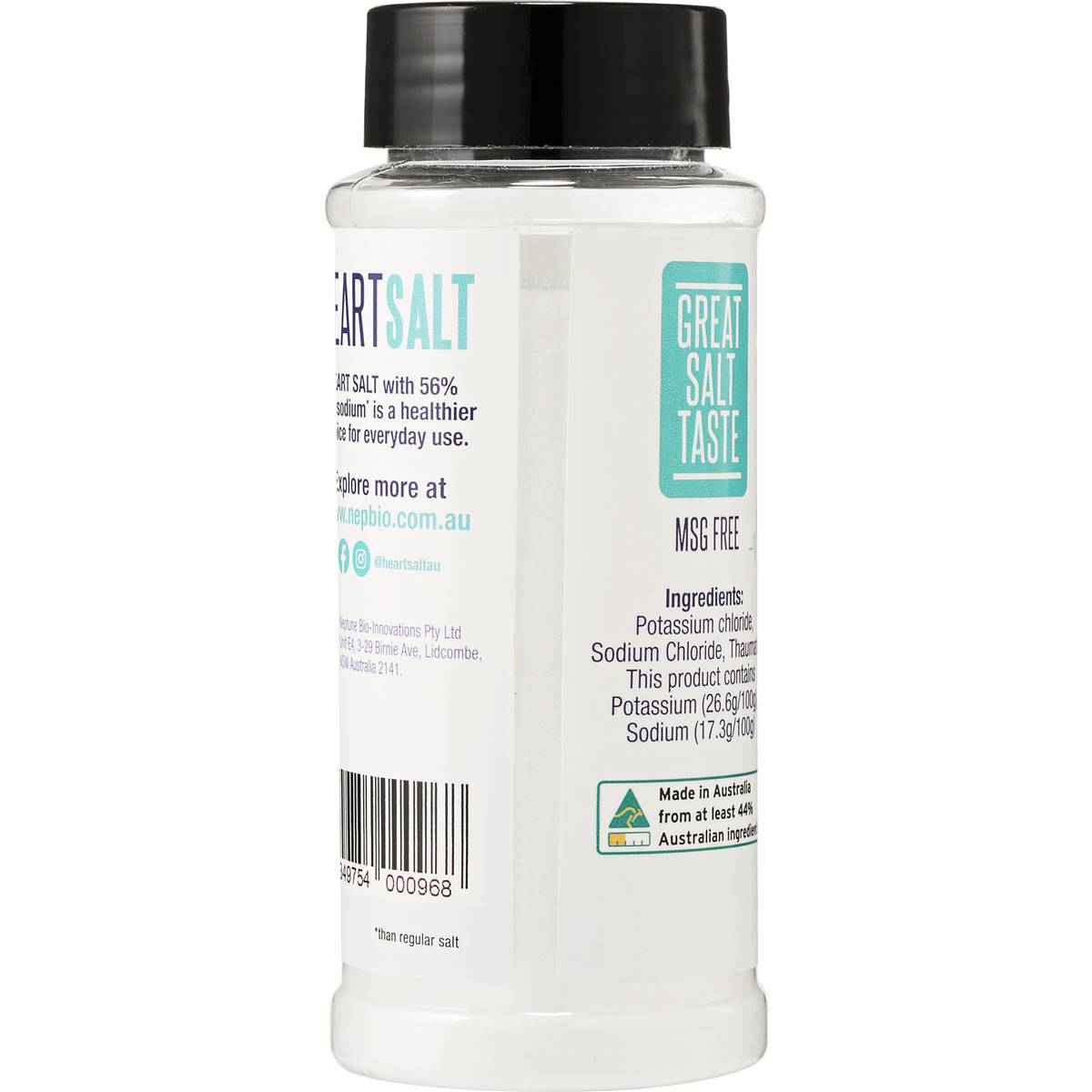 Heart salt table salt 150g woolworths