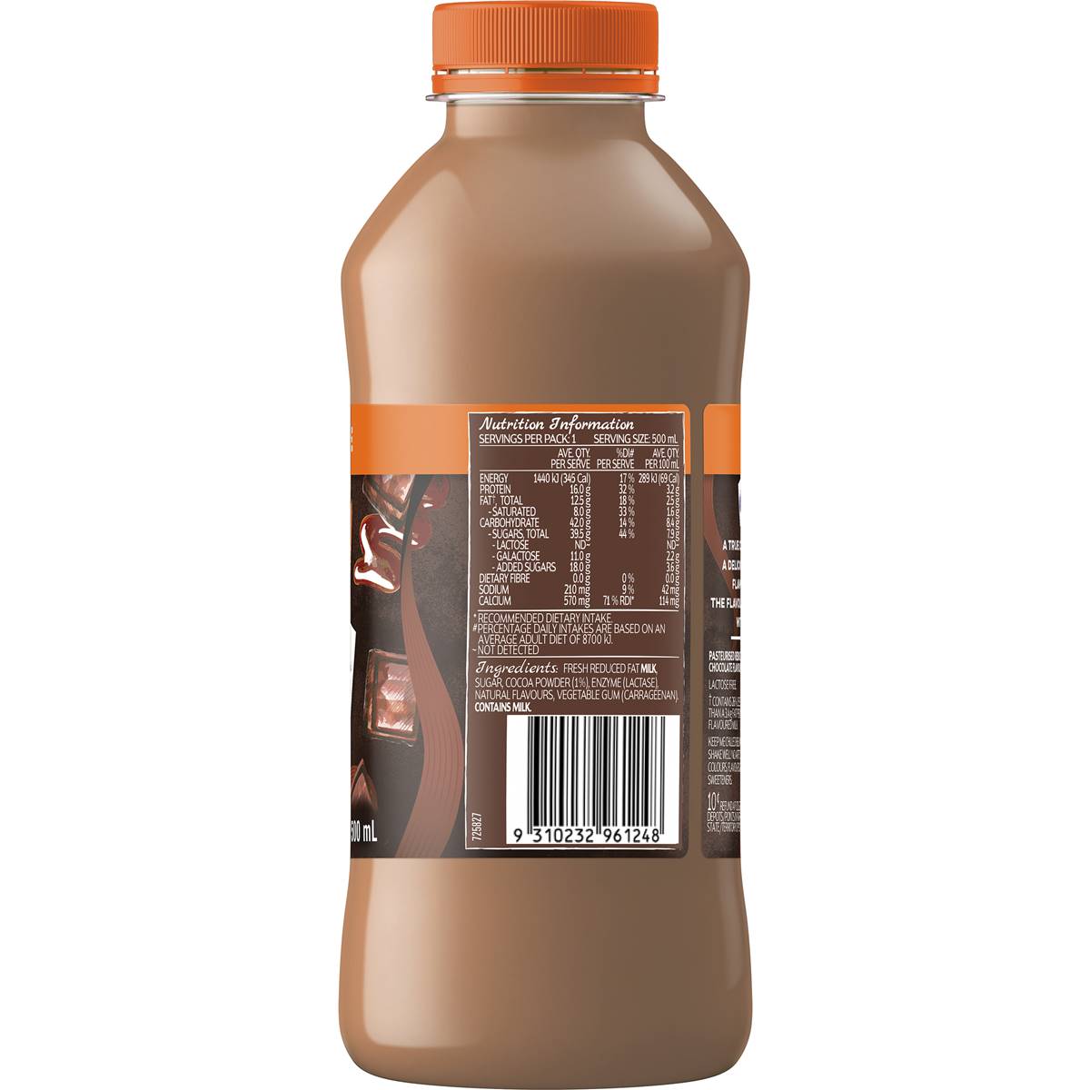 Dairy Farmers Classic Chocolate Lactose Free Flavoured Milk 500ml Woolworths