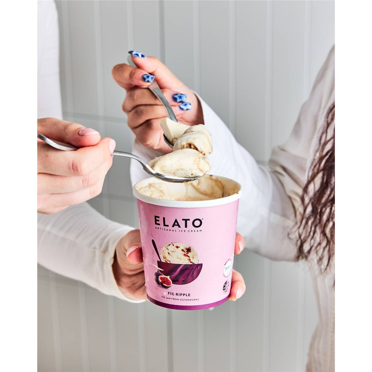 Elato Ice Cream Fig Ripple 475ml | Woolworths