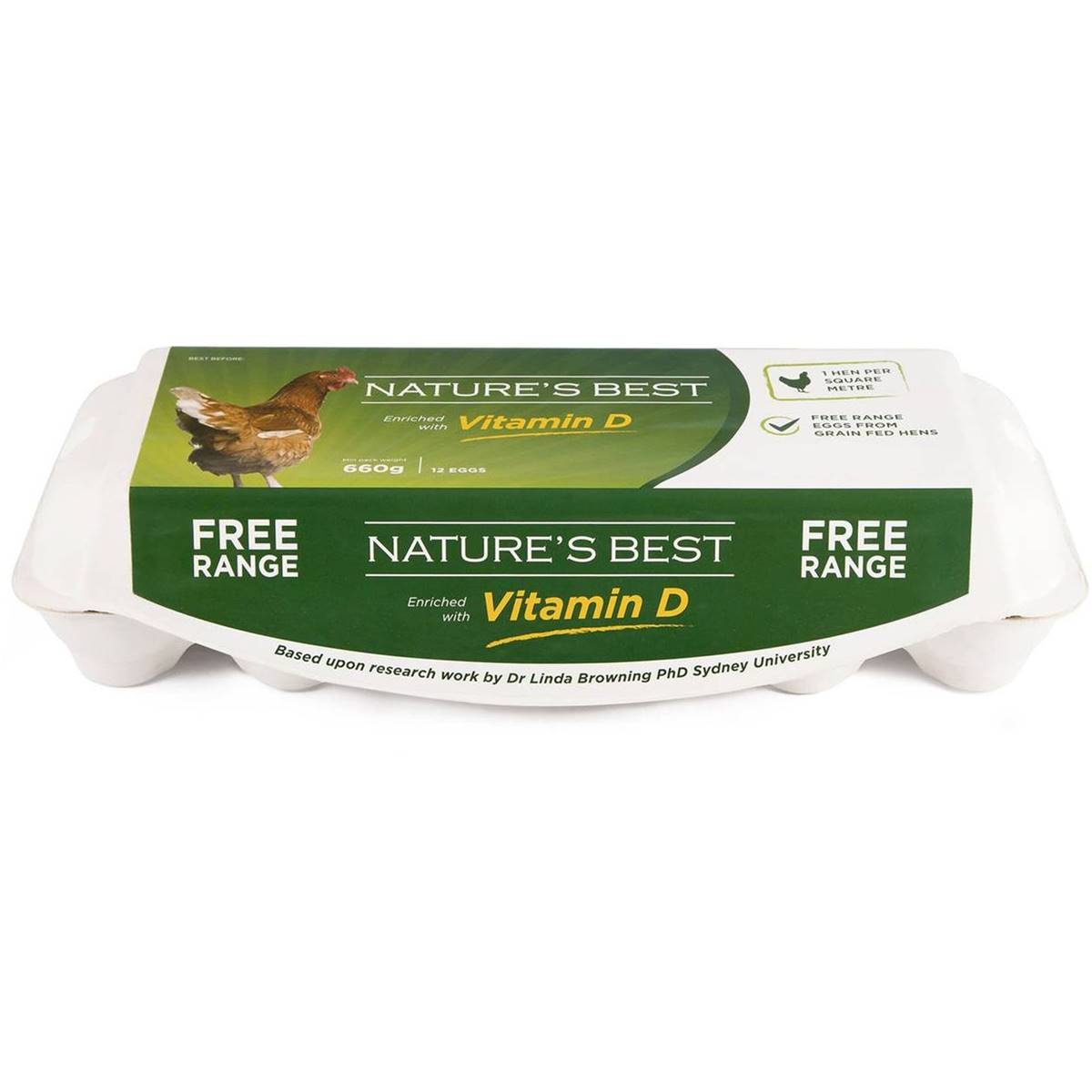 Nature's Best 12 Free Range Eggs 660g Woolworths