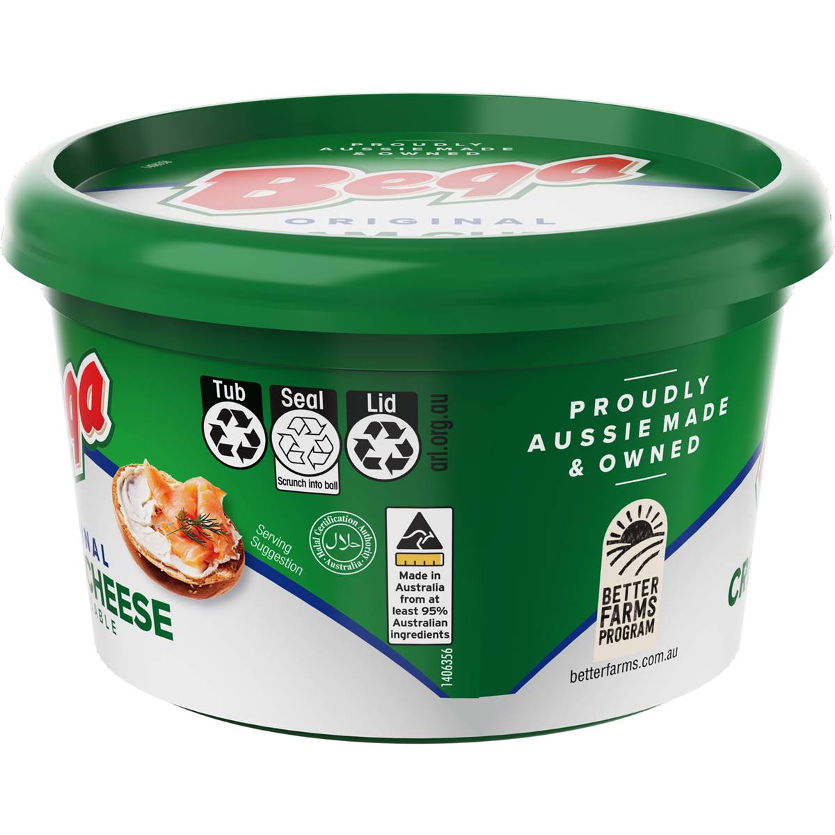 Bega Original Cream Cheese Spreadable 225g Woolworths