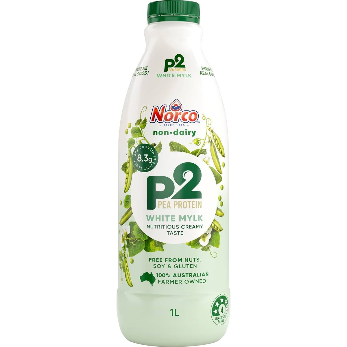 Norco Non Dairy P2 Pea Protein White Mylk 1l Woolworths