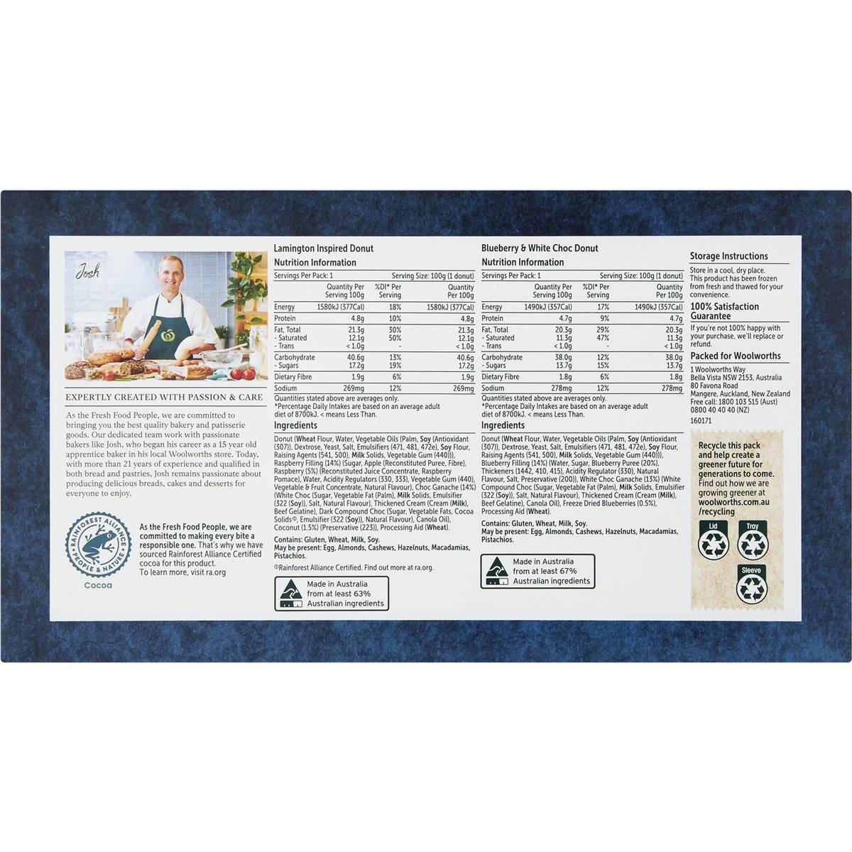 Woolworths Loaded Jam Donut Selection 2 Pack Woolworths