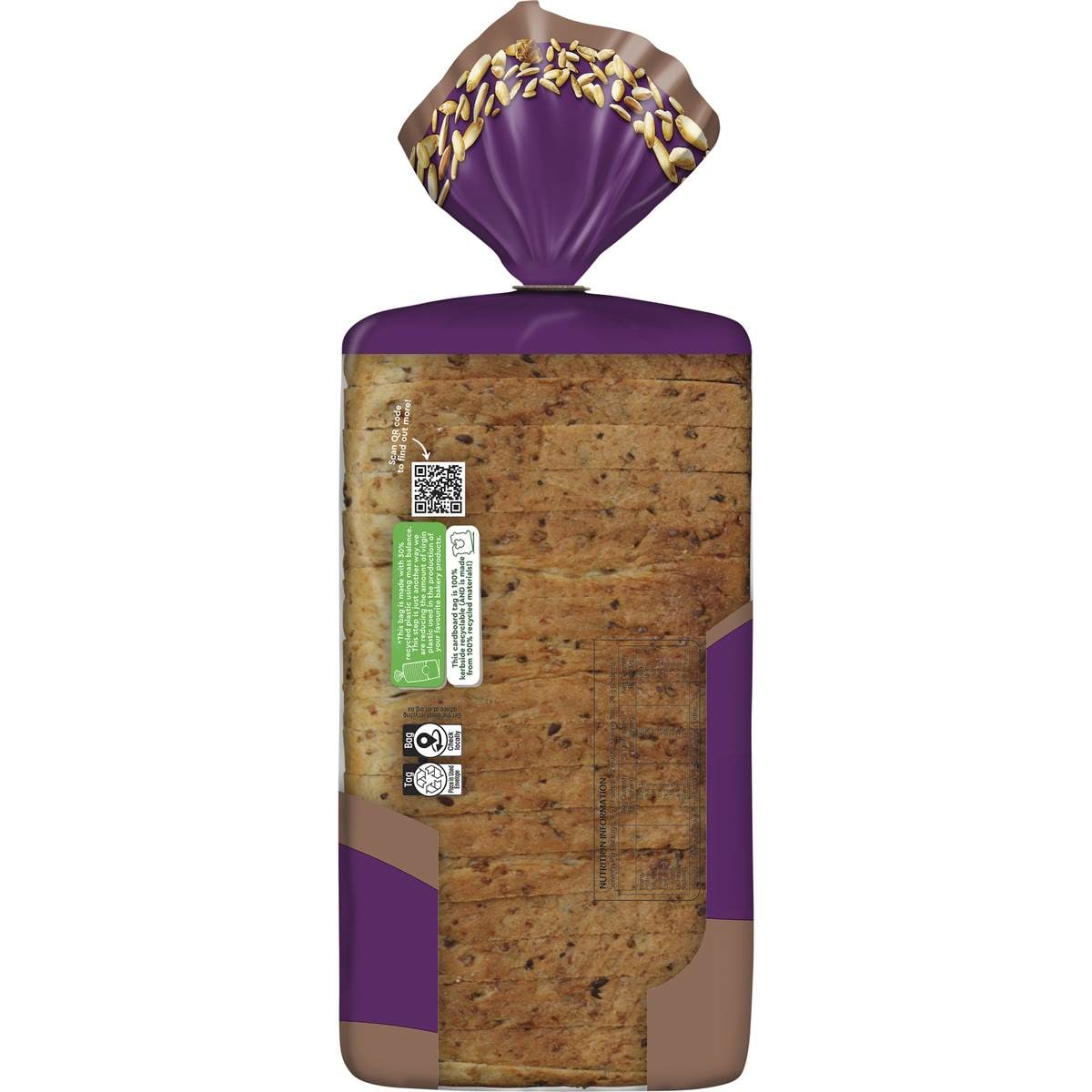 Tip Top Bakery 9 Grain Wholemeal Sandwich Bread 750g Woolworths