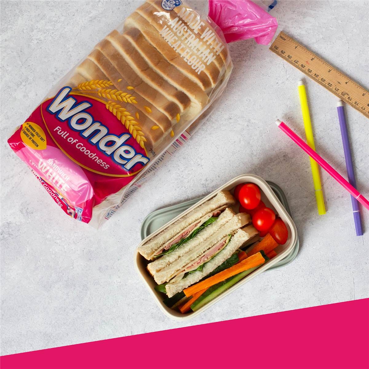 Wonder White Bread Vitamins & Minerals Sandwich 700g Woolworths