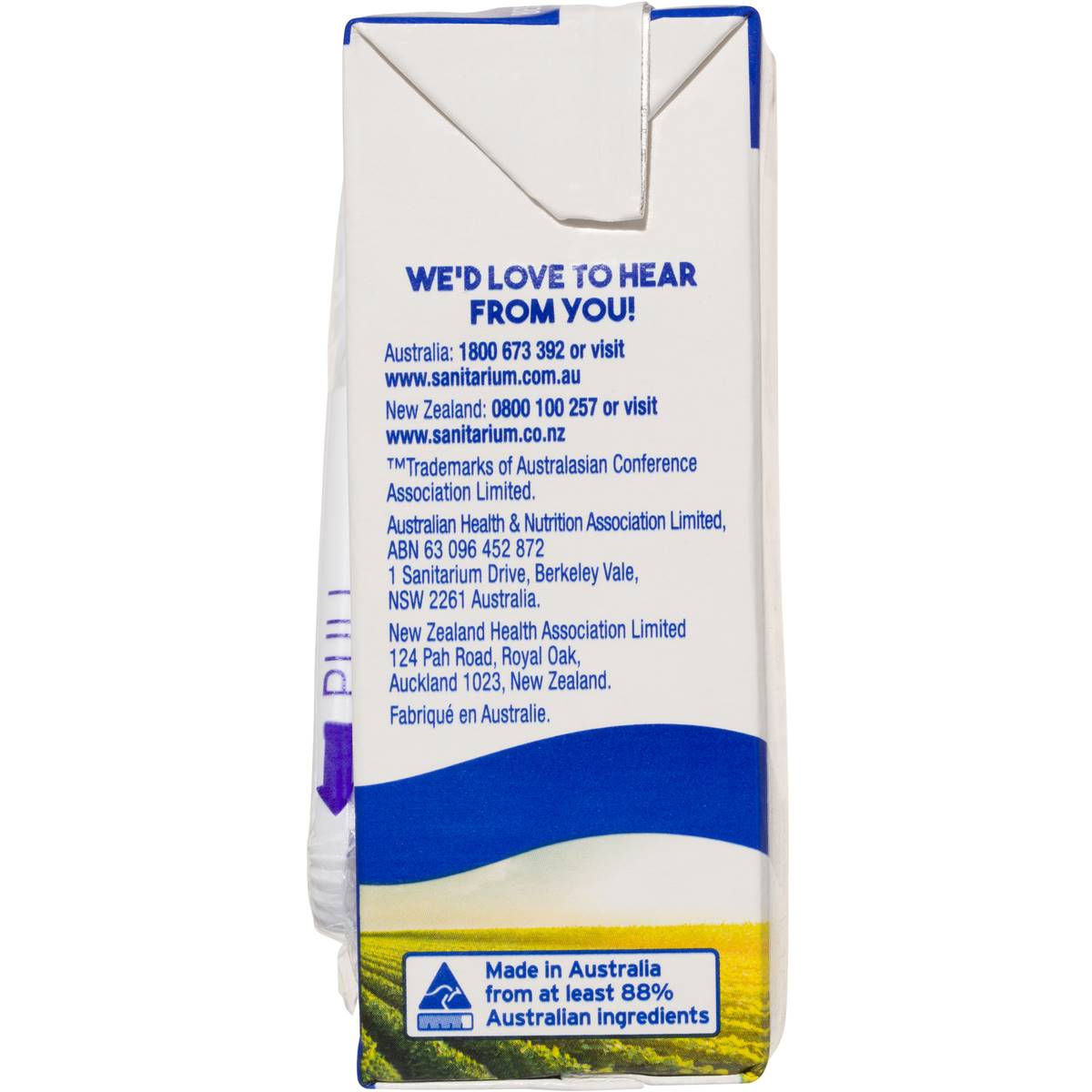 Sanitarium So Good Long Life Regular Soy Milk 250ml X3 Pack Woolworths