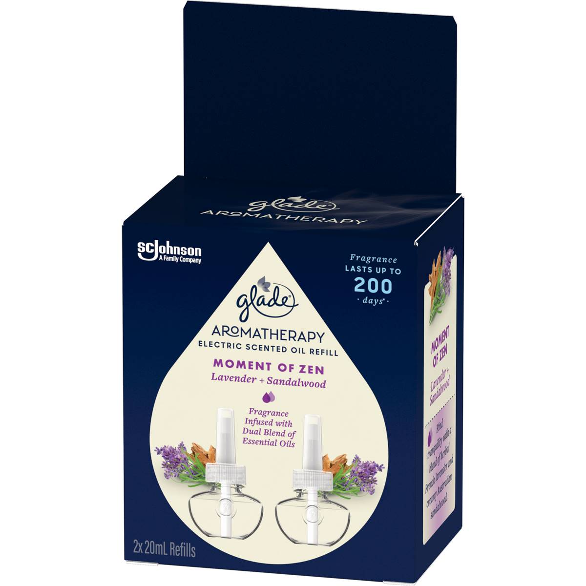 Glade Aromatherapy Electric Scented Oil Refill Lavender & Sandalwd 2