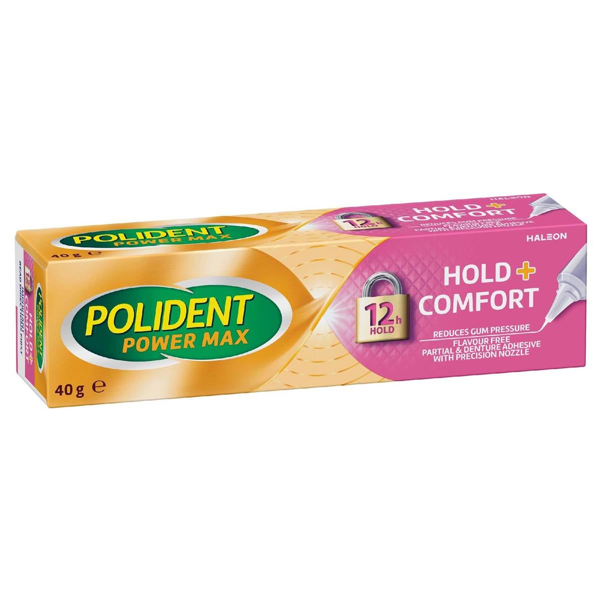 Polident Hold & Comfort Partial & Denture Adhesive 40g Woolworths