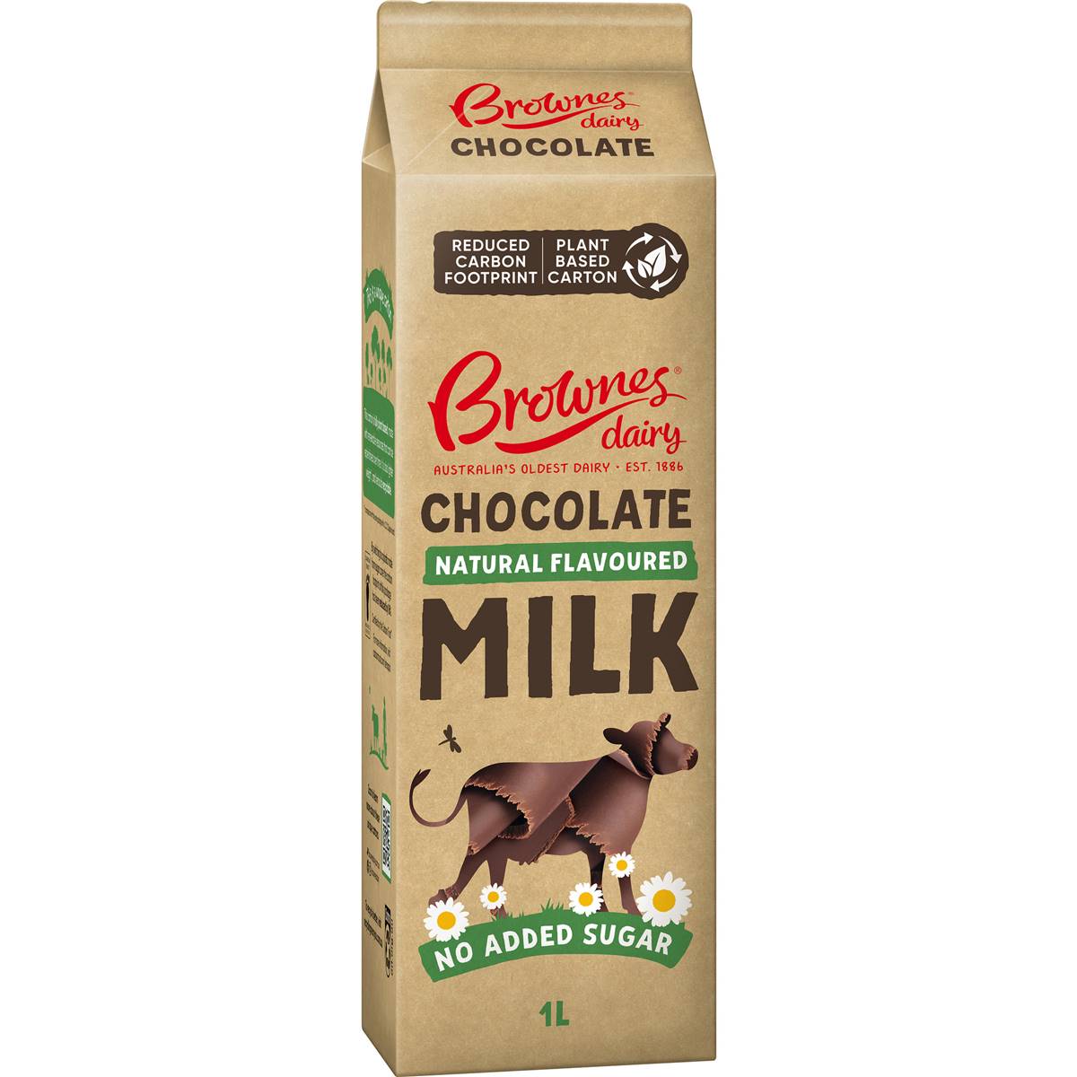 Brownes Choc Natural Flavoured Milk 1l | Woolworths