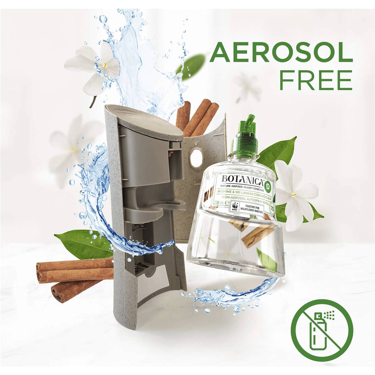 Air Wick Botanica Jasmine & Cinnamon Automatic Air Freshener 224ml