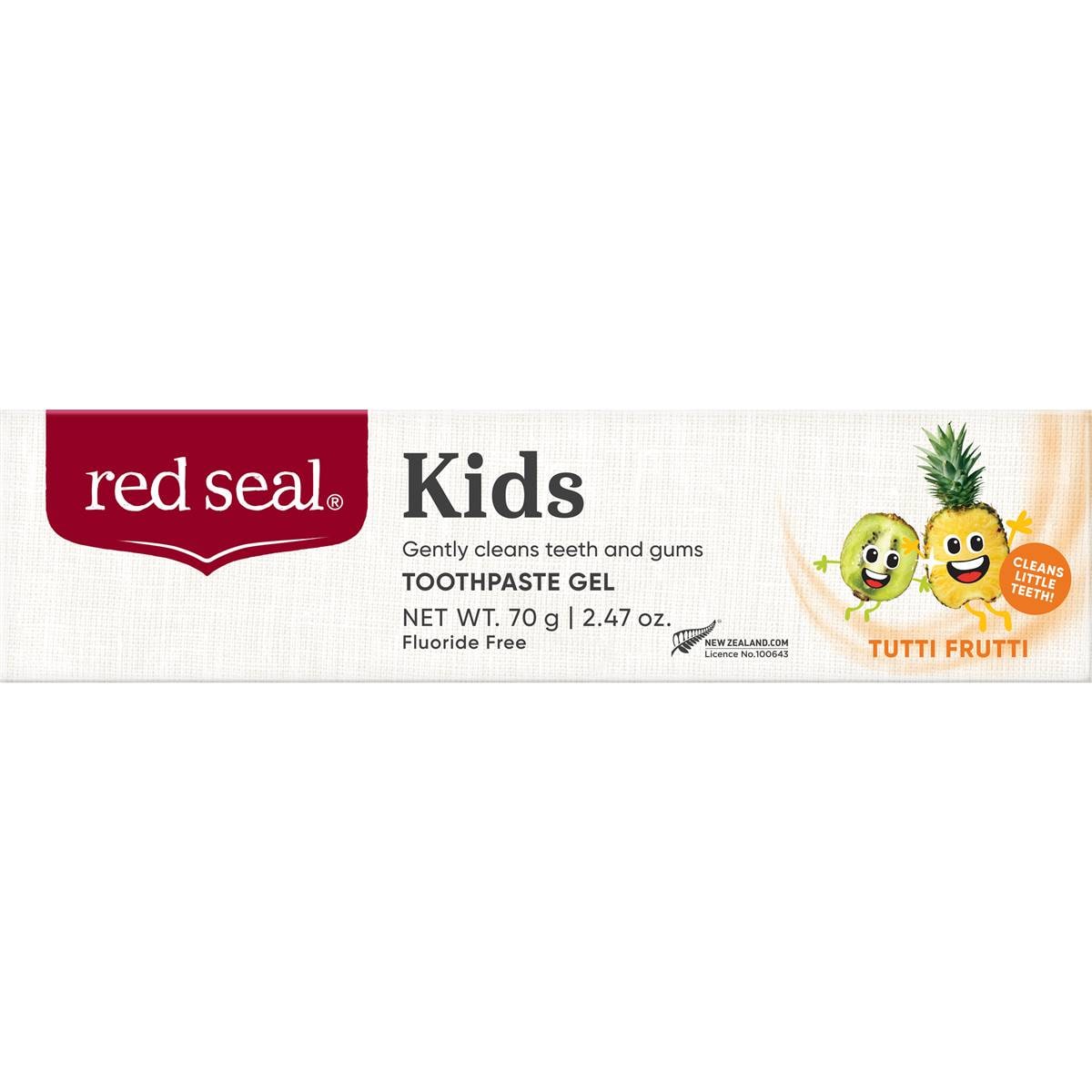 Red Seal Kids Toothpaste Gel Tutti Fruitti 70g Woolworths