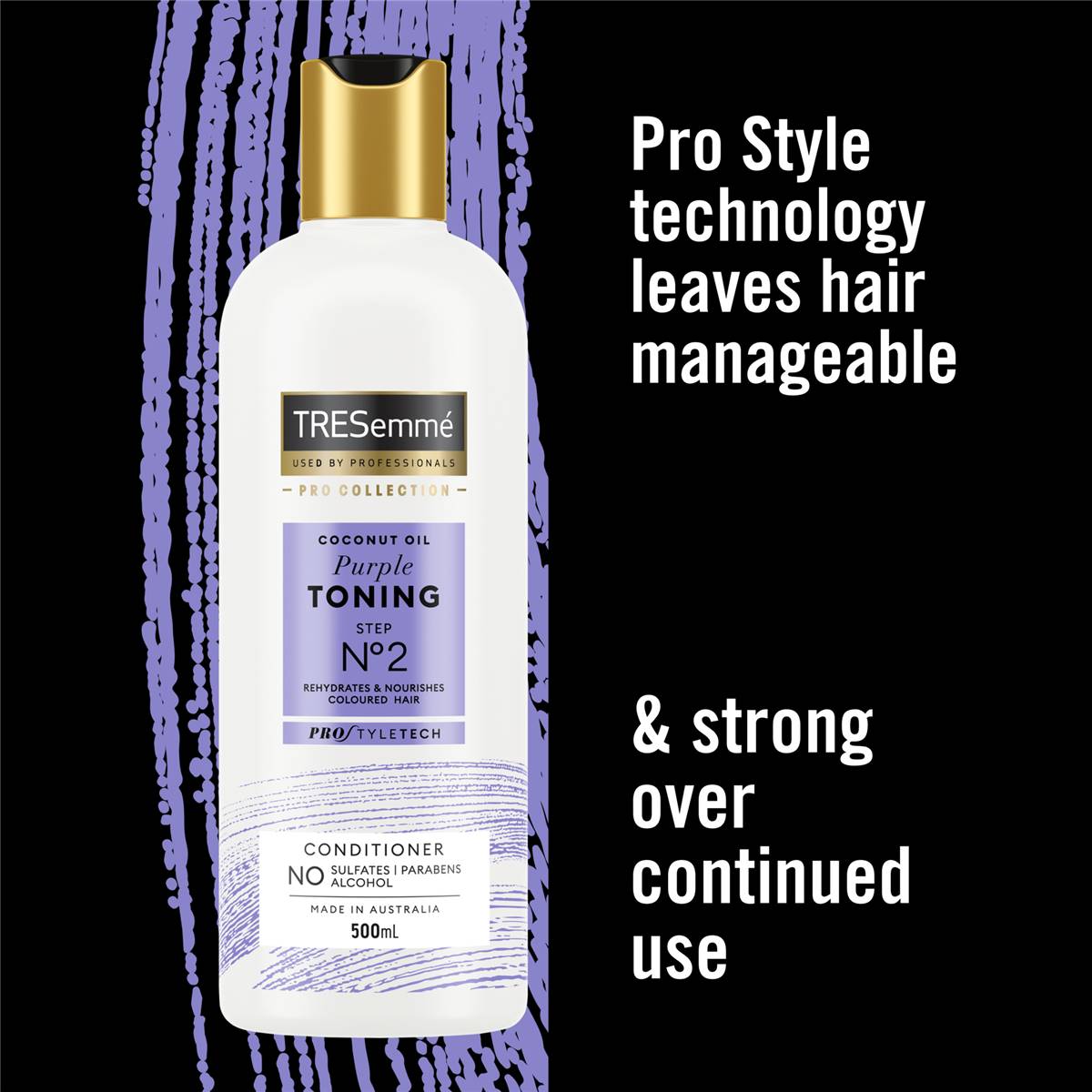 Tresemme Pro Collection Purple Toning Conditioner With Coconut Oil