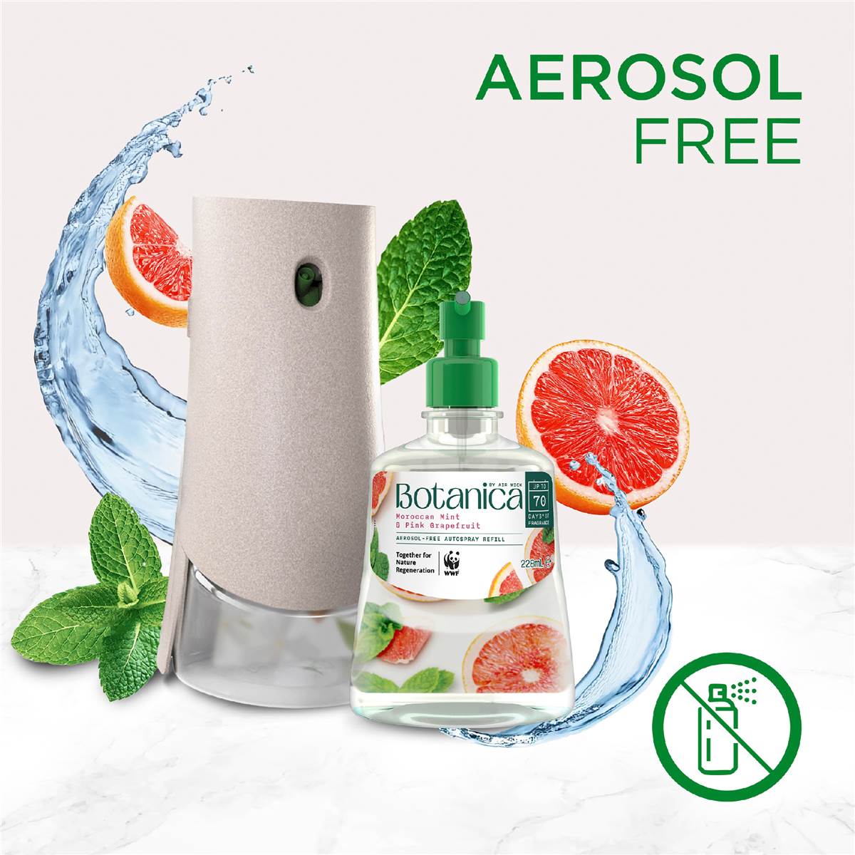 Air Wick Botanica Mint & Grapefruit Automatic Air Freshener Refill