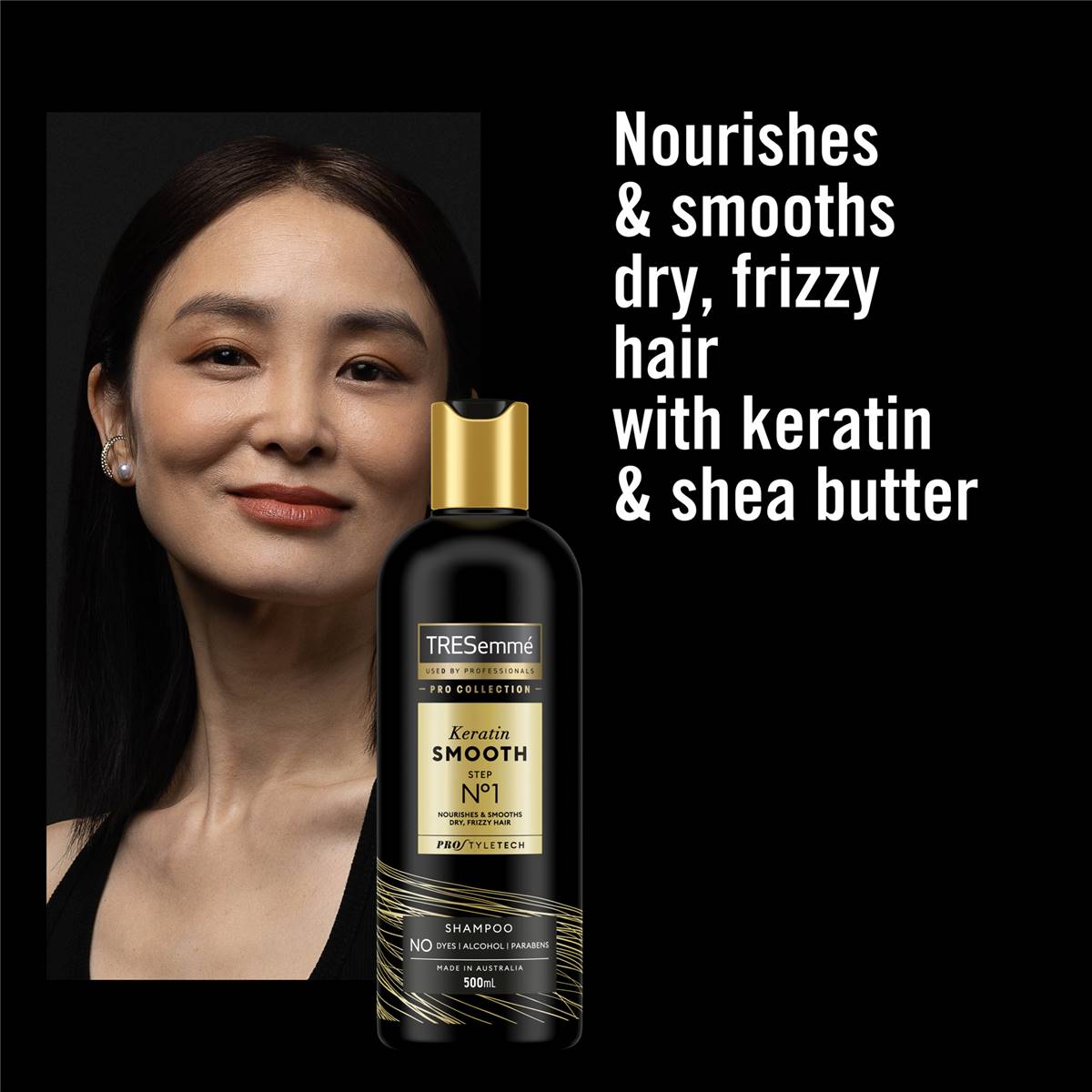 Tresemme Shampoo Keratin Smooth 500ml Woolworths