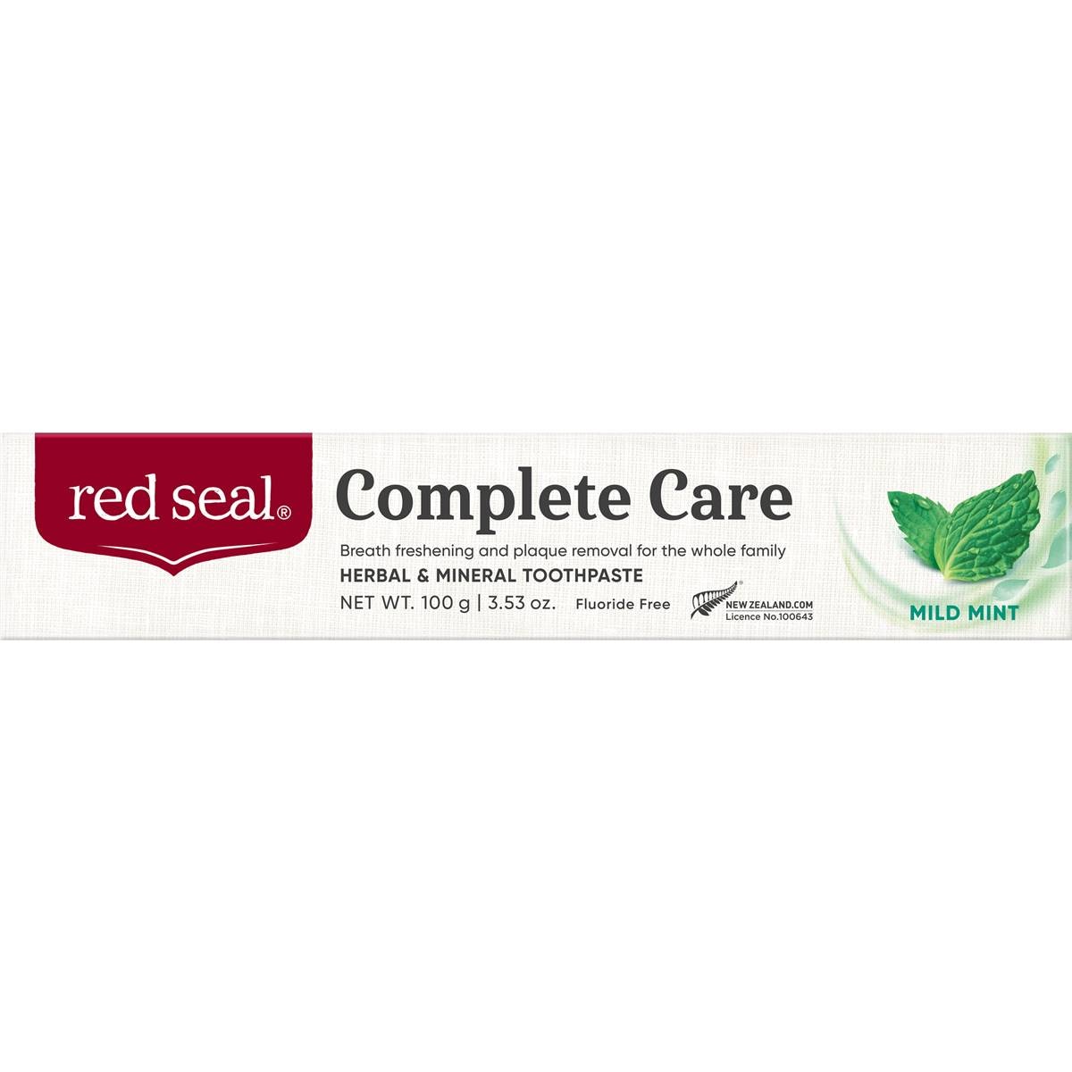 Red Seal Complete Care Mild Mint Toothpaste 100g | Woolworths