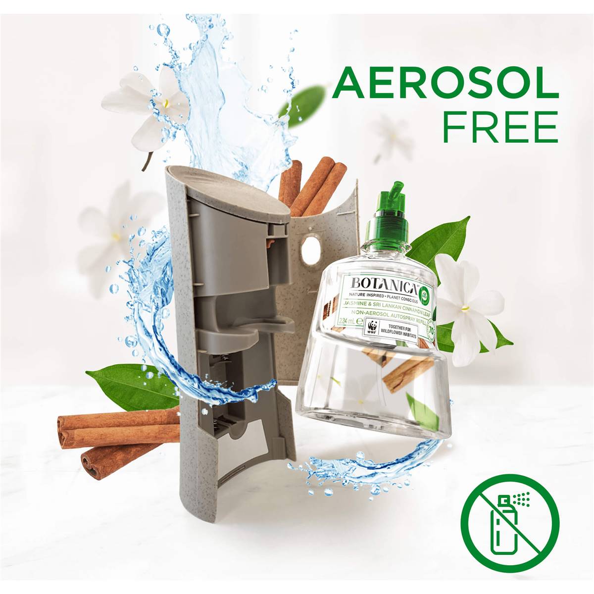 Air Wick Botanica Jasmine & Cinnamon Automatic Air Freshener Refill