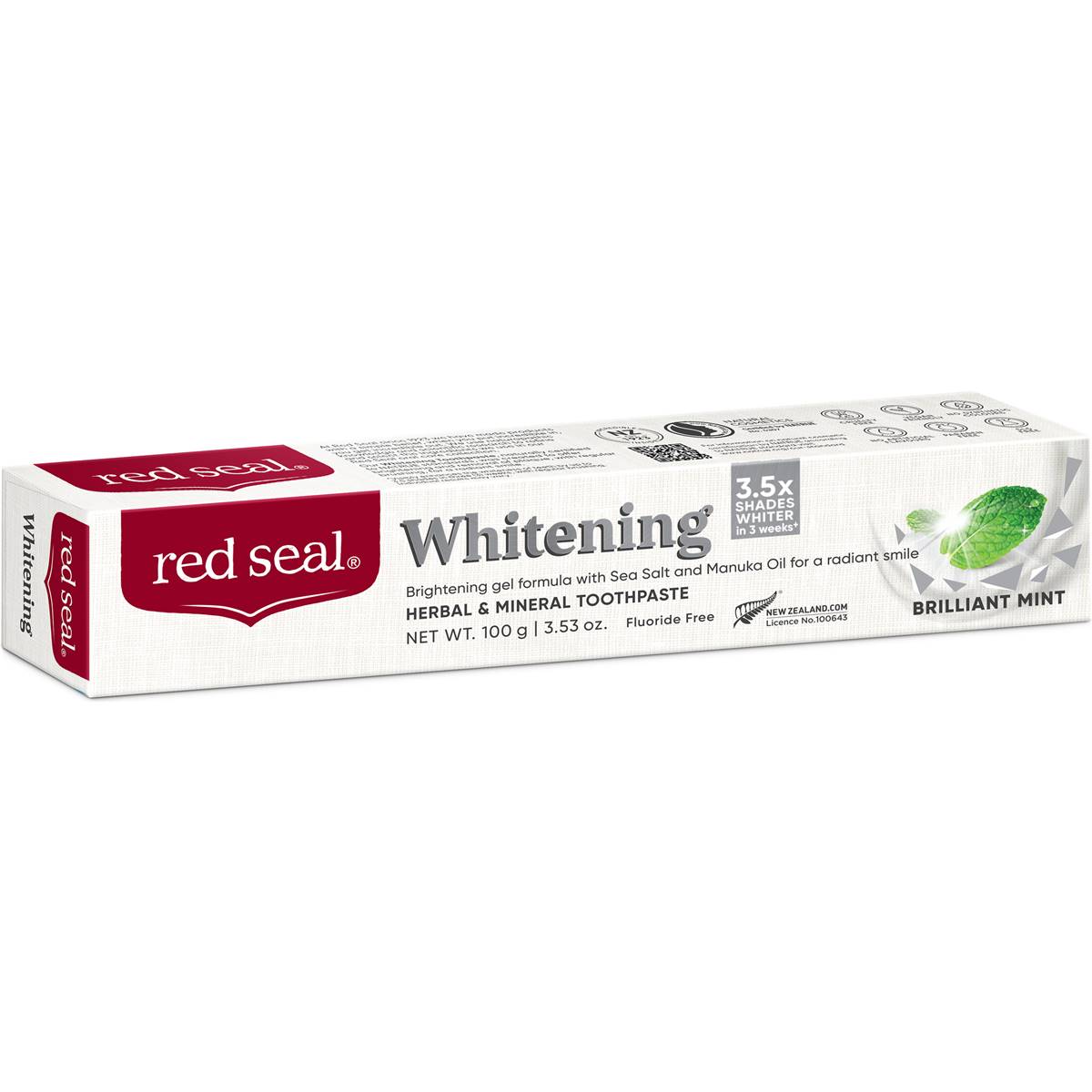 Red Seal Whitening Brilliant Mint Toothpaste 100g | Woolworths