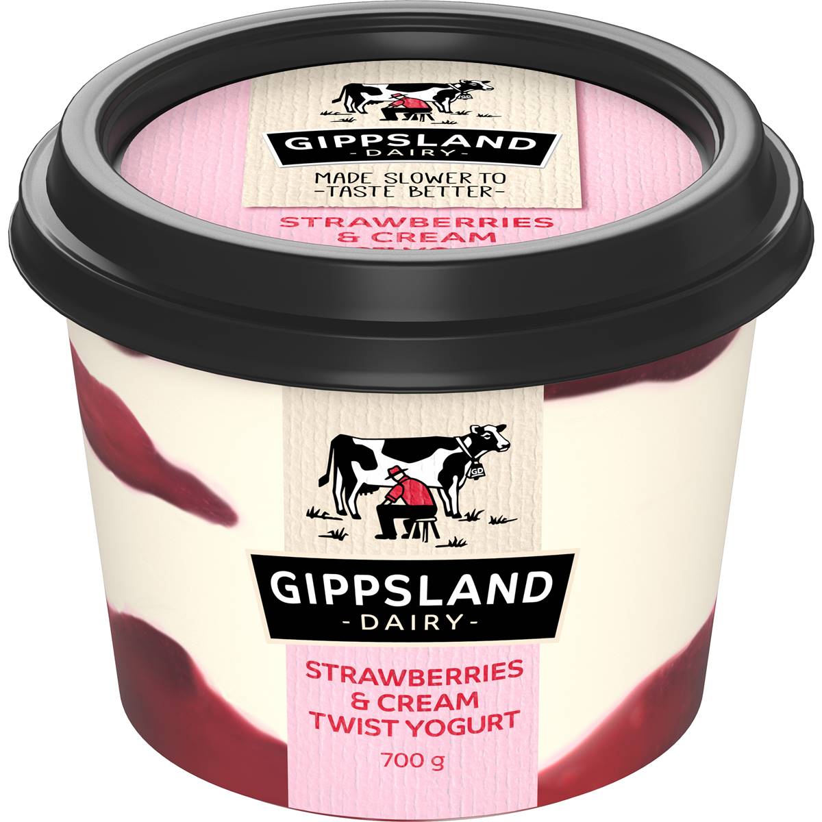 Gippsland Dairy Twist Yoghurt Strawberries & Cream