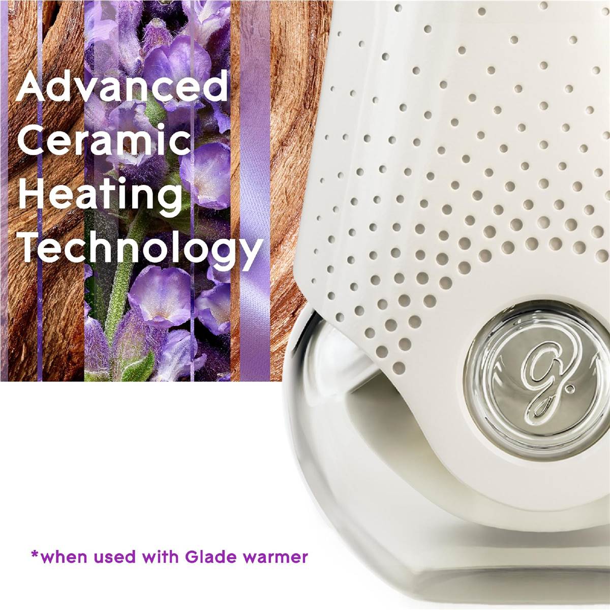 Glade Aromatherapy Electric Scented Oil Warmer Lavender & Sandalwd 20ml