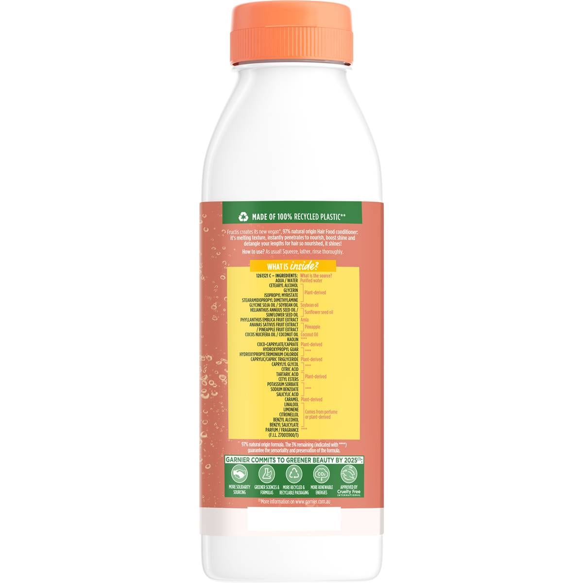 Garnier Pineapple Hair Food Conditioner 350ml Woolworths