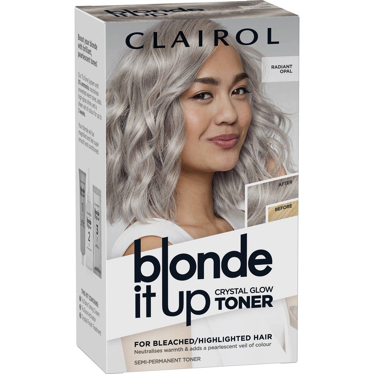 Clairol Blonde It Up Toner Radiant Opal Semi Permanent Each Woolworths