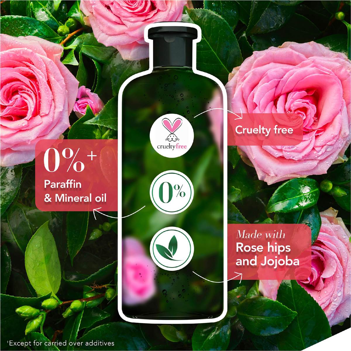 Herbal Essences Classic Rosehip Shampoo 400ml Woolworths