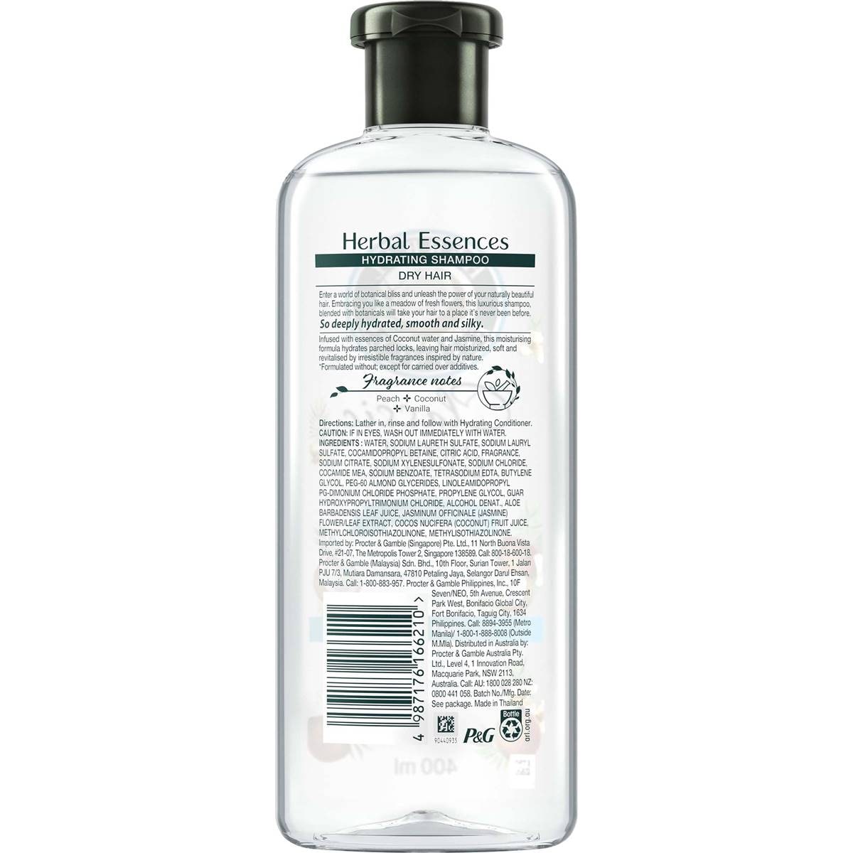 Herbal Essences Classic Coconut Shampoo 400ml Woolworths