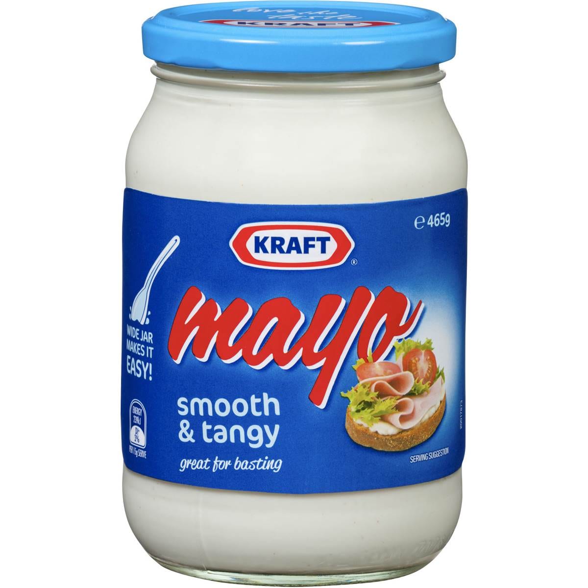 Kraft Mayonnaise Smooth N Tangy 465g Woolworths