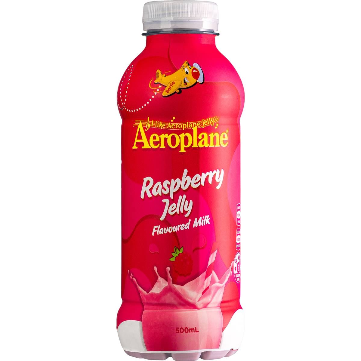 Aeroplane Jelly Raspberry Flavoured Milk 500ml Woolworths