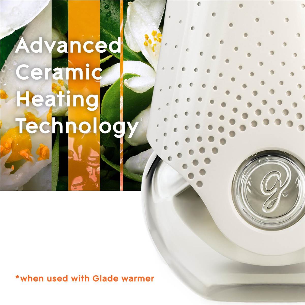 Glade Aromatherapy Electric Scented Oil Warmer Orange & Neroli 20ml