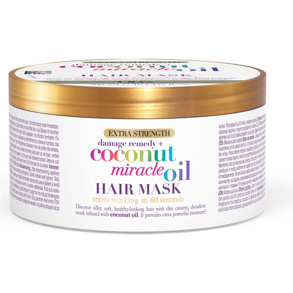 Ogx Coconut Miracle Oil Damage Remedy Hair Mask For Dry Hair 300ml ogx-coconut-miracle-oil-damage-remedy-hair-mask-for-dry-hair-300ml