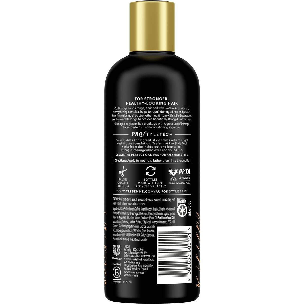 Tresemme Shampoo Damage Repair 500ml Woolworths
