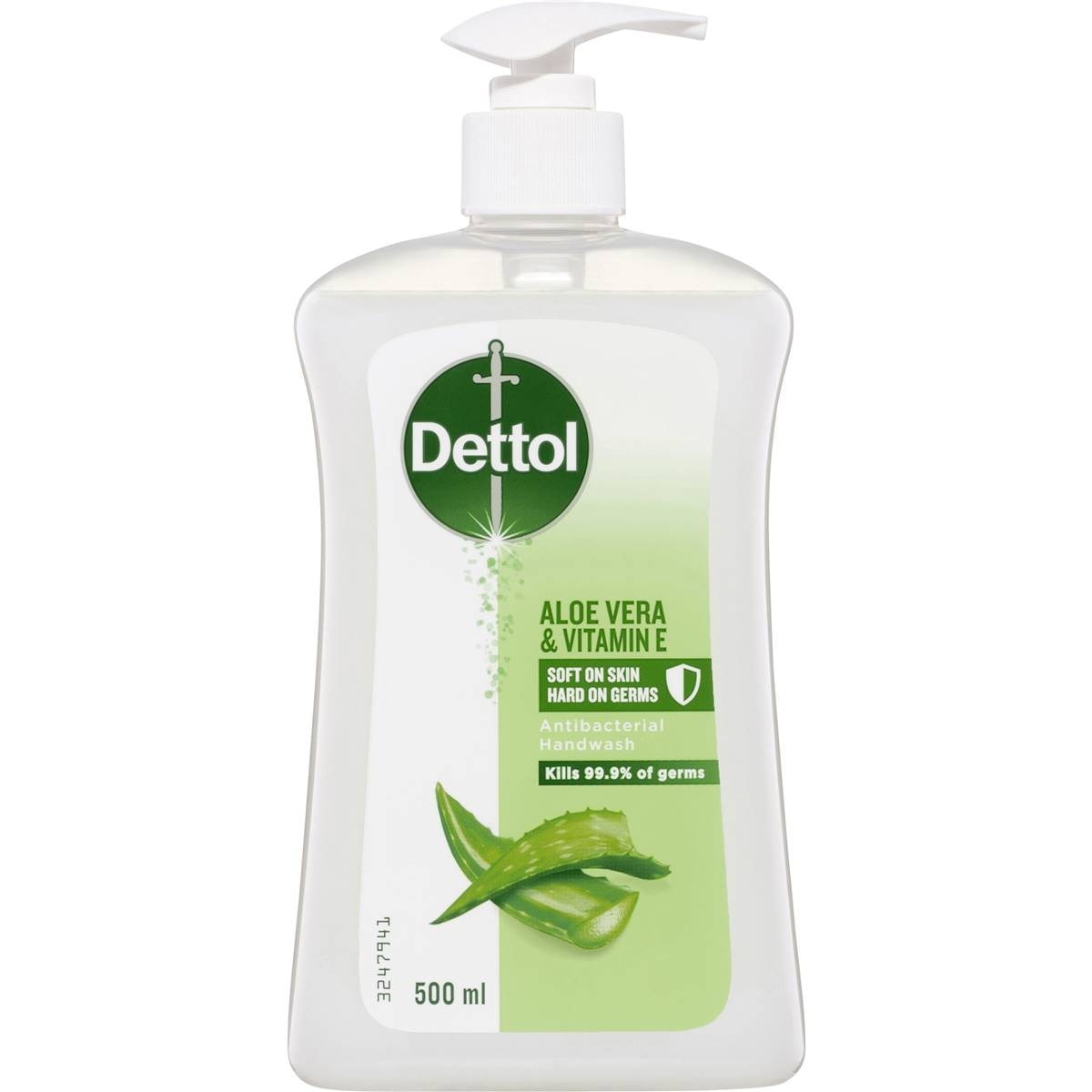 Dettol Antibacterial Liquid Hand Wash Pump Aloe Vera And Vitamin E 500ml Woolworths 6623