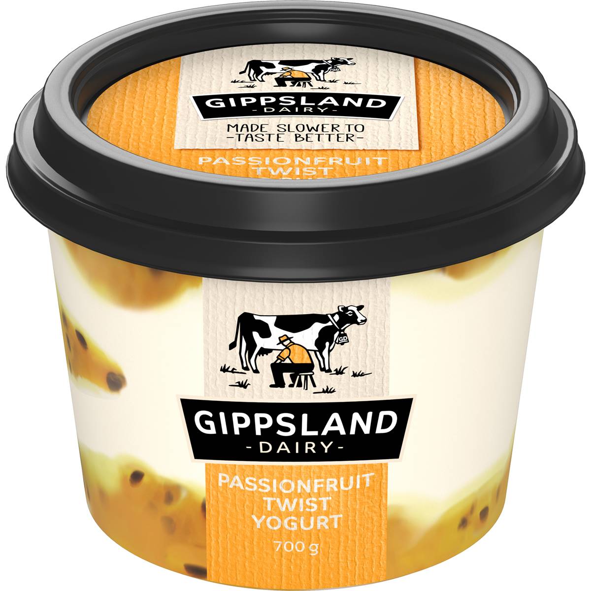 Gippsland Dairy Twist Yoghurt Passionfruit
