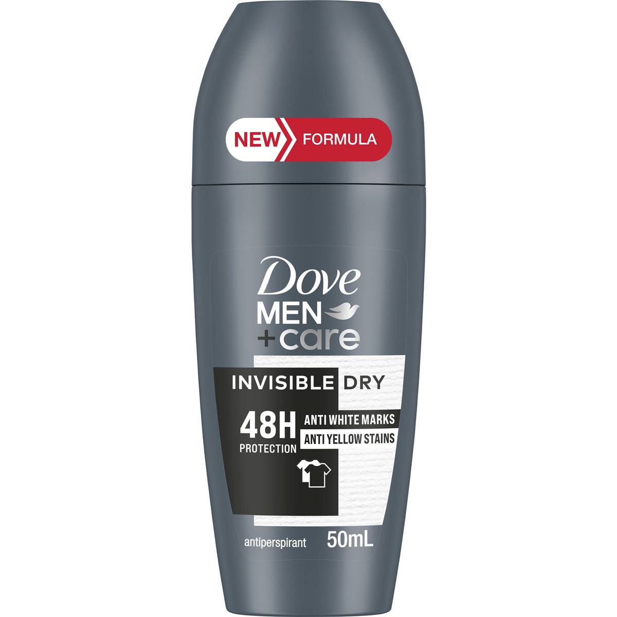 Dove Mens Roll On Deodorant Invisible Dry 50ml Woolworths