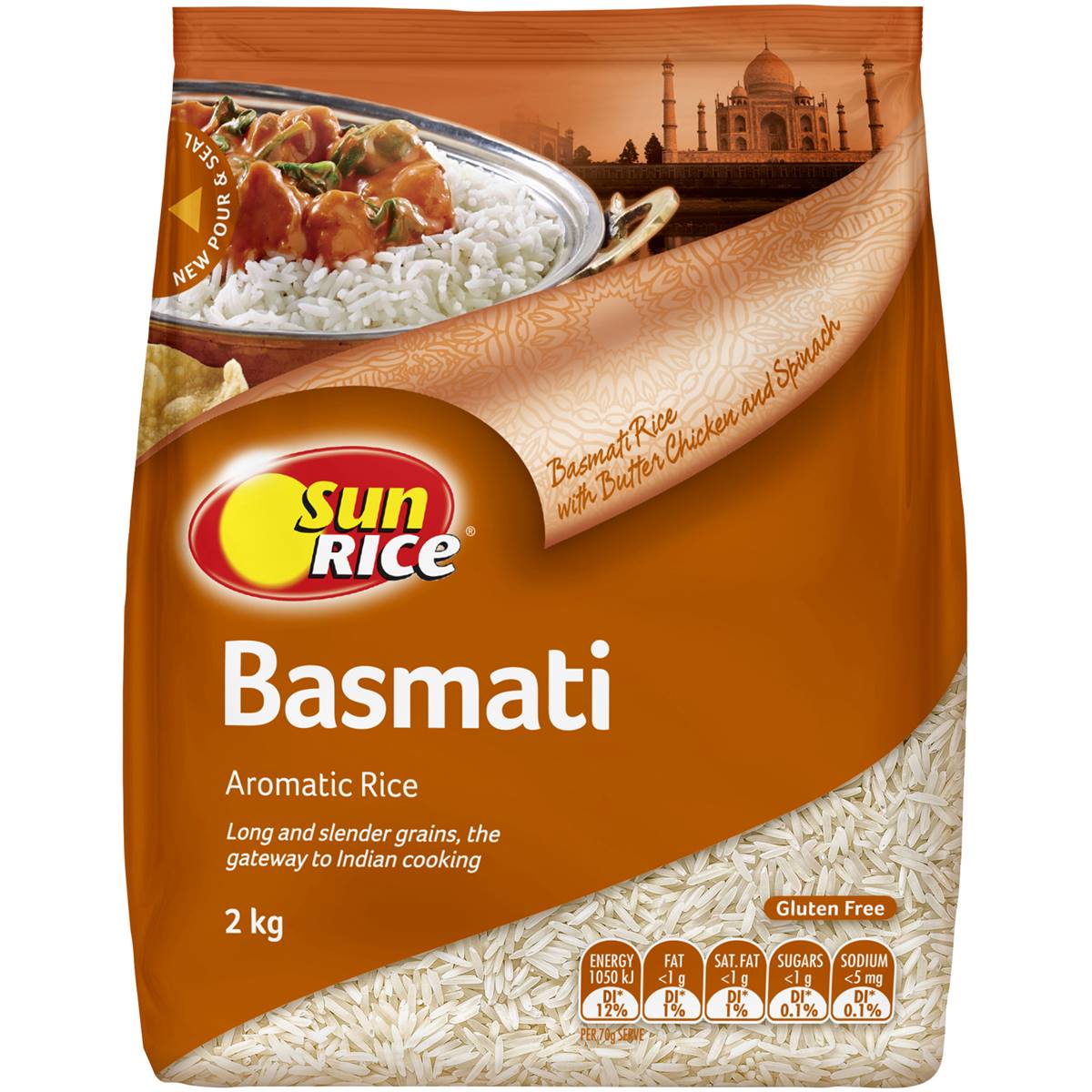 Sunrice Indian Basmati 2kg Woolworths