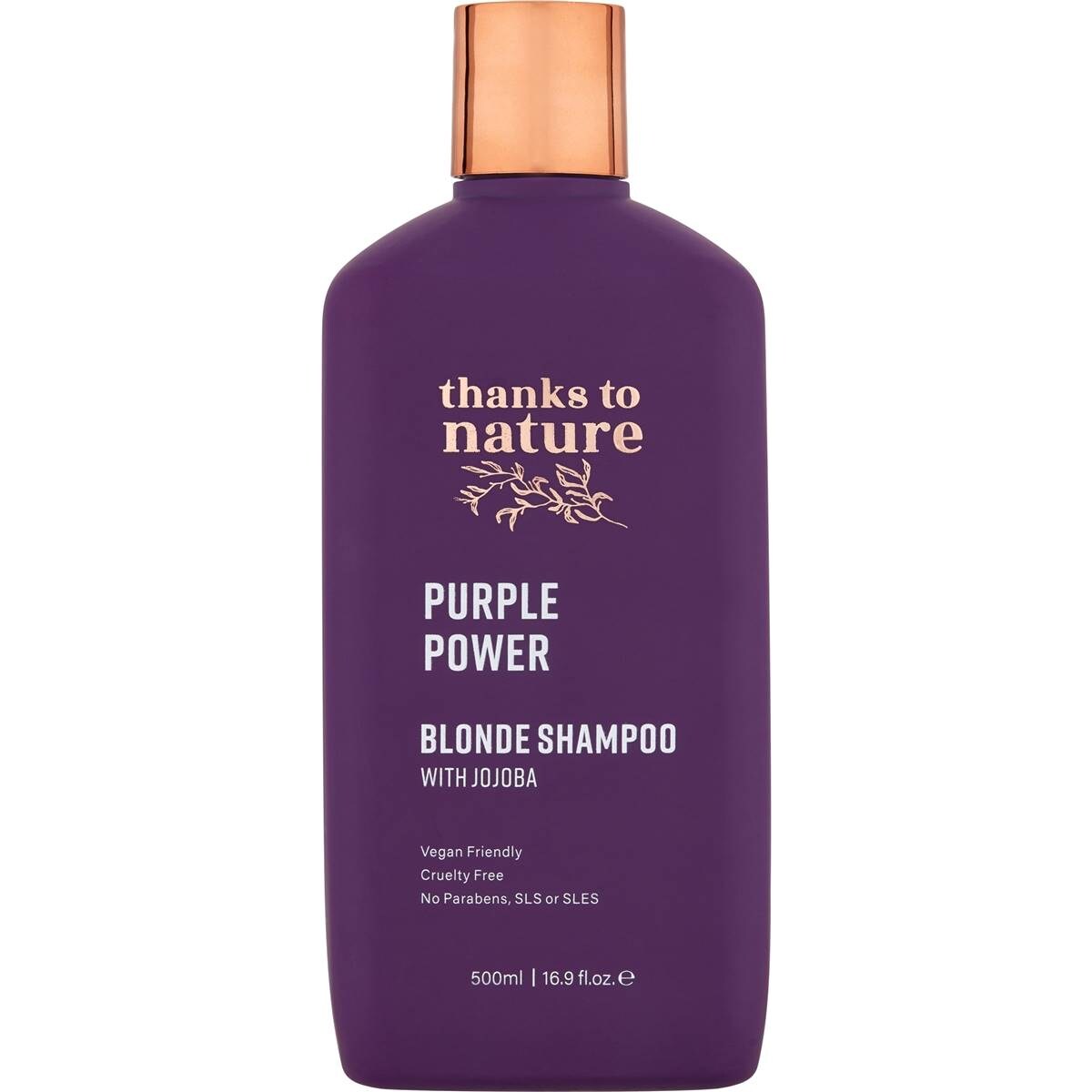 Thanks To Nature Purple Power Shampoo 500ml Woolworths