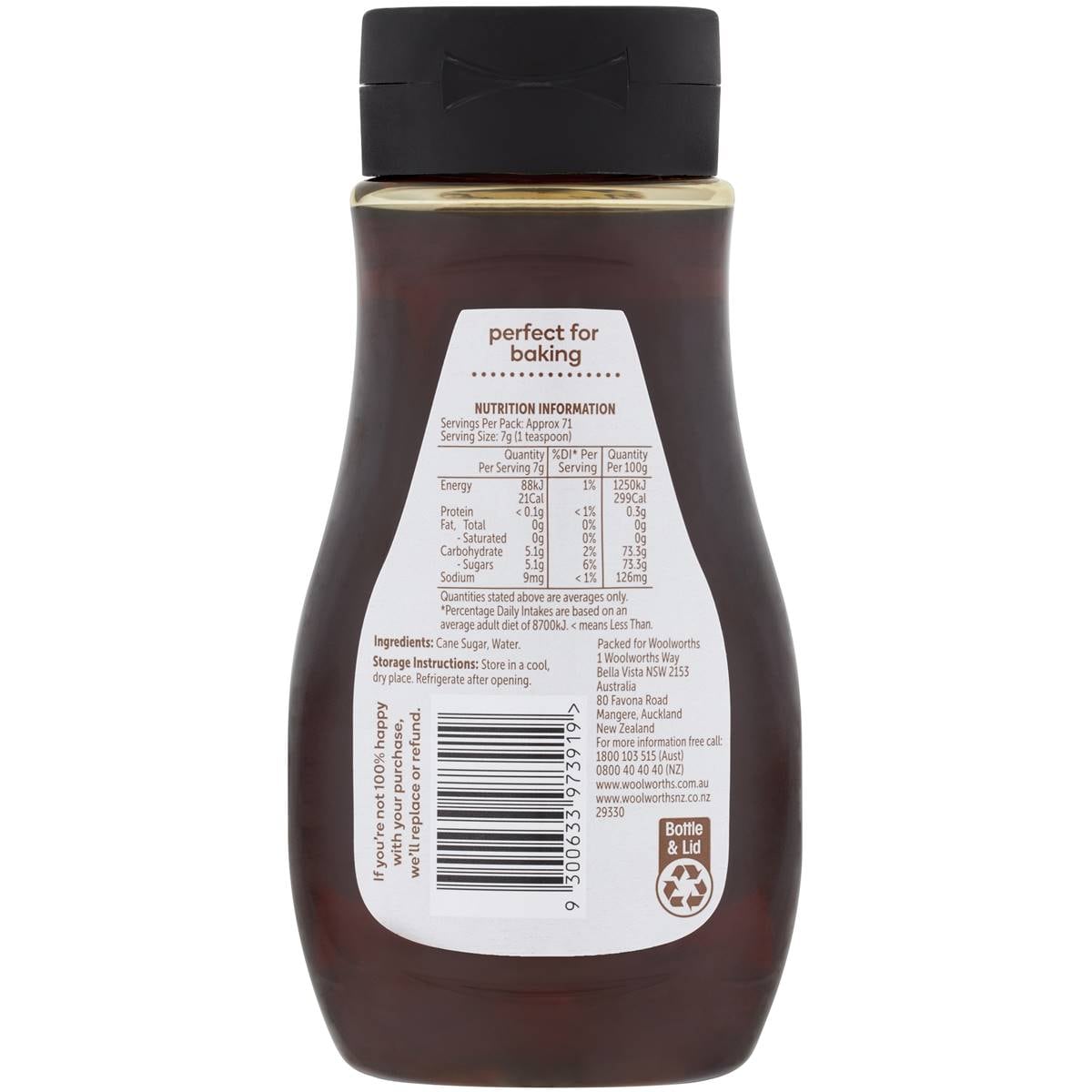 Woolworths Golden Syrup 500g Woolworths