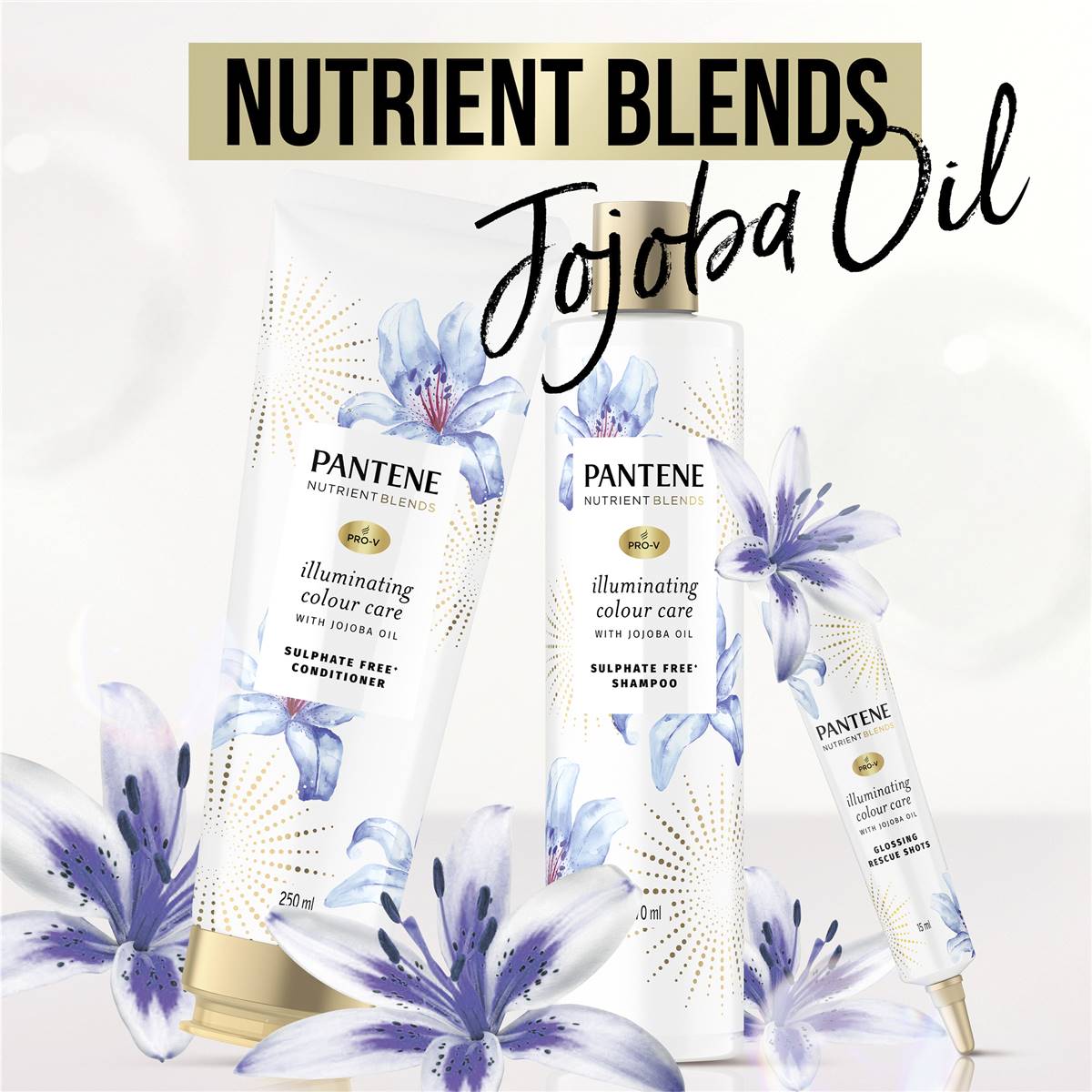 Pantene Nutrients Blend Shampoo Jojoba 500ml Woolworths