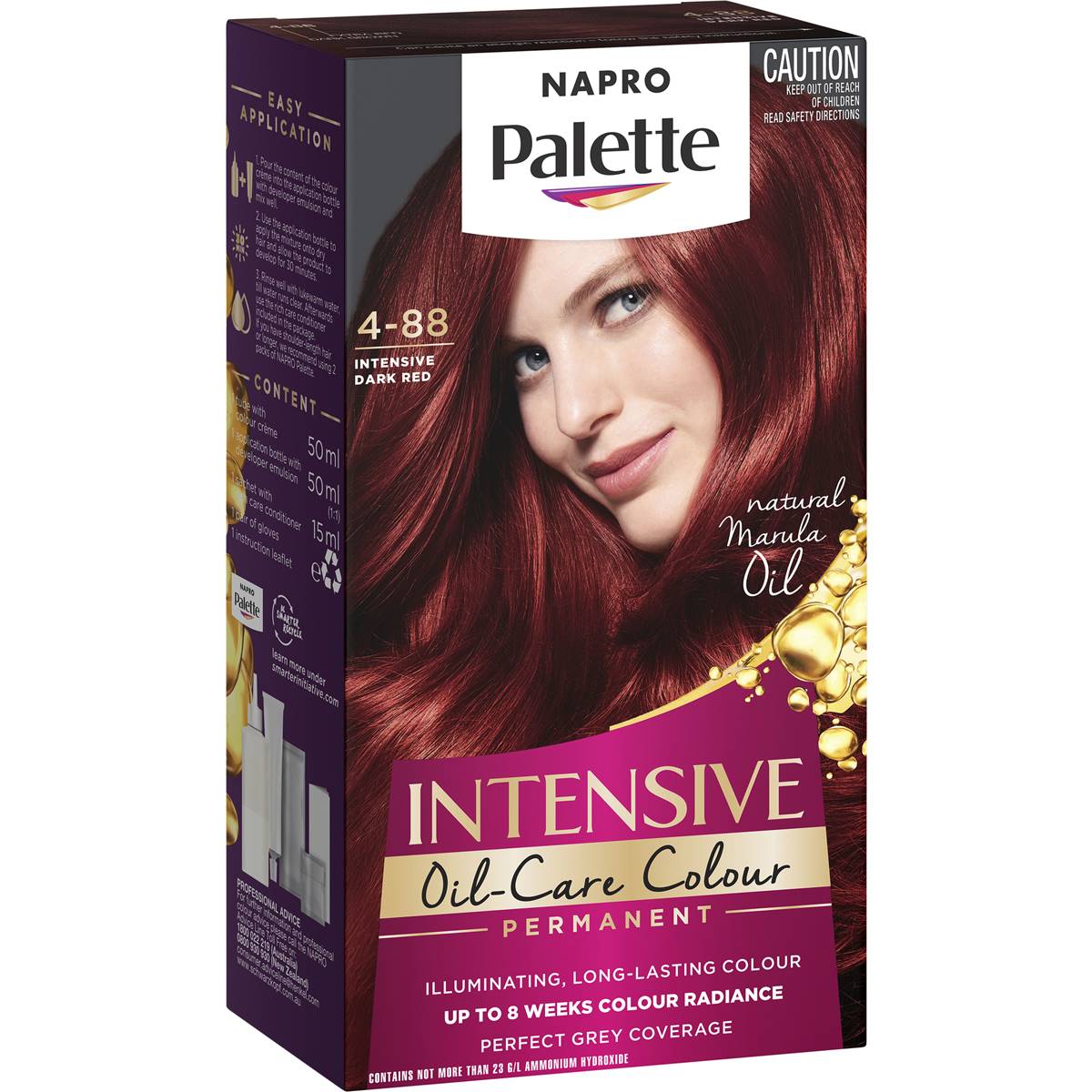 Napro Palette Intensive Oil-Care Permanent Hair Colour Dark Red each