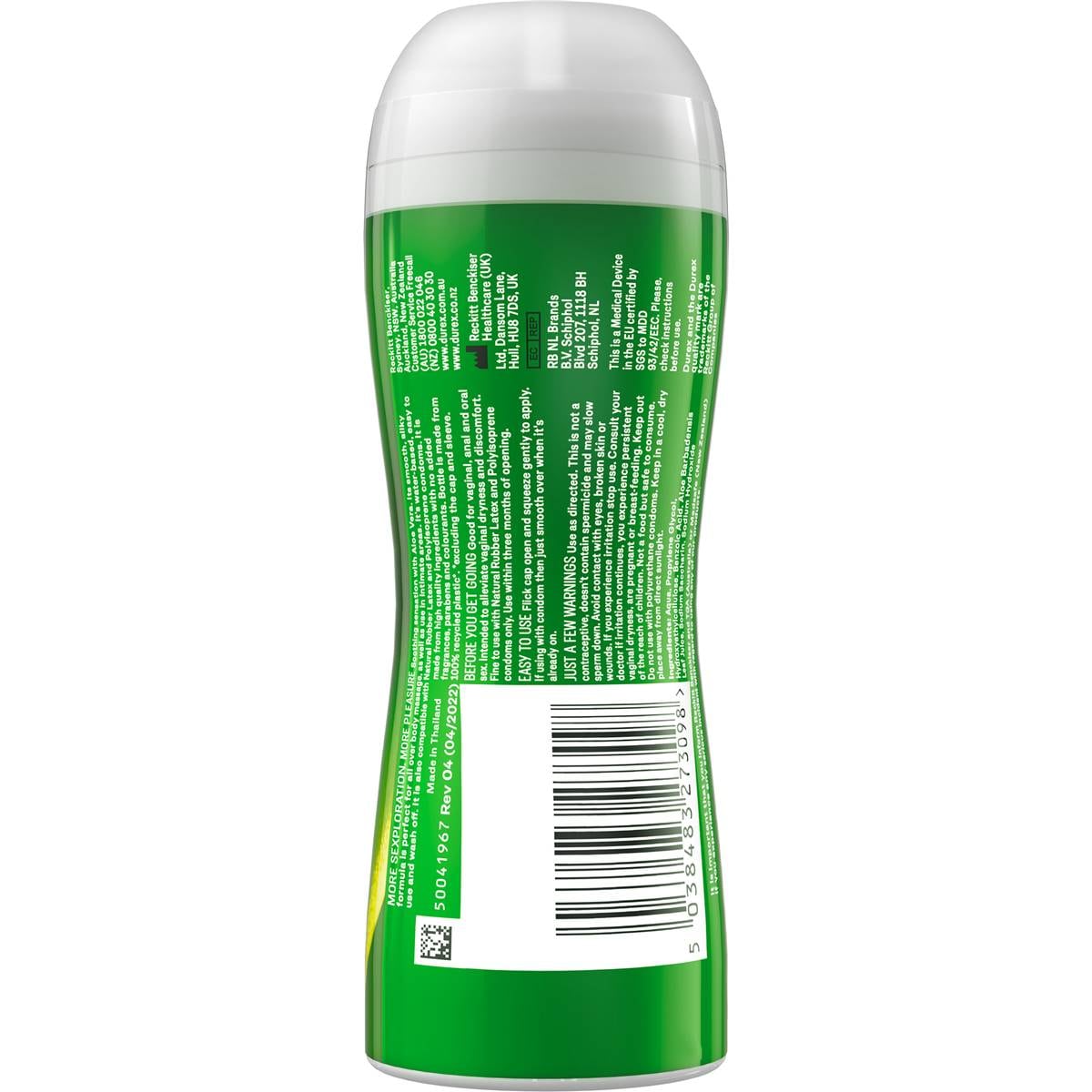 Durex Play Aloe Vera 2 In 1 Massage Gel Lubricant 200ml Woolworths