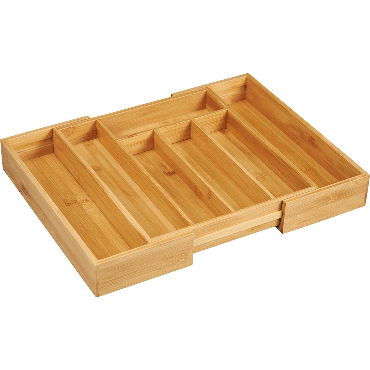 Inspire Bamboo Expandable Cutlery Tray Each Woolworths