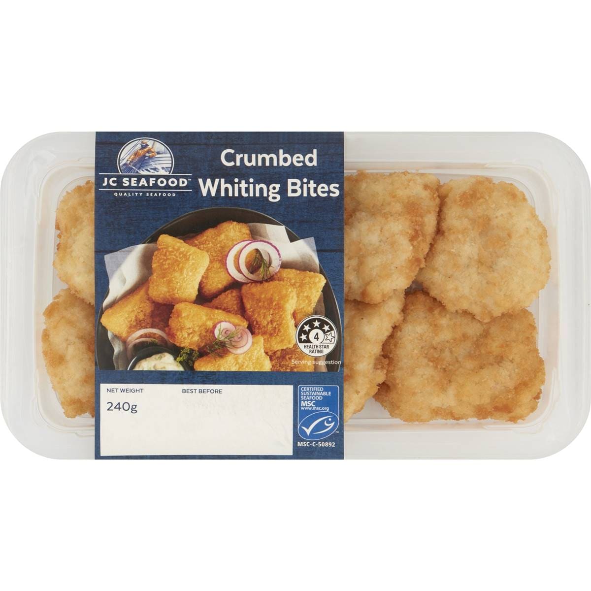 Jc Seafood Crumbed Whiting Bites 240g Woolworths