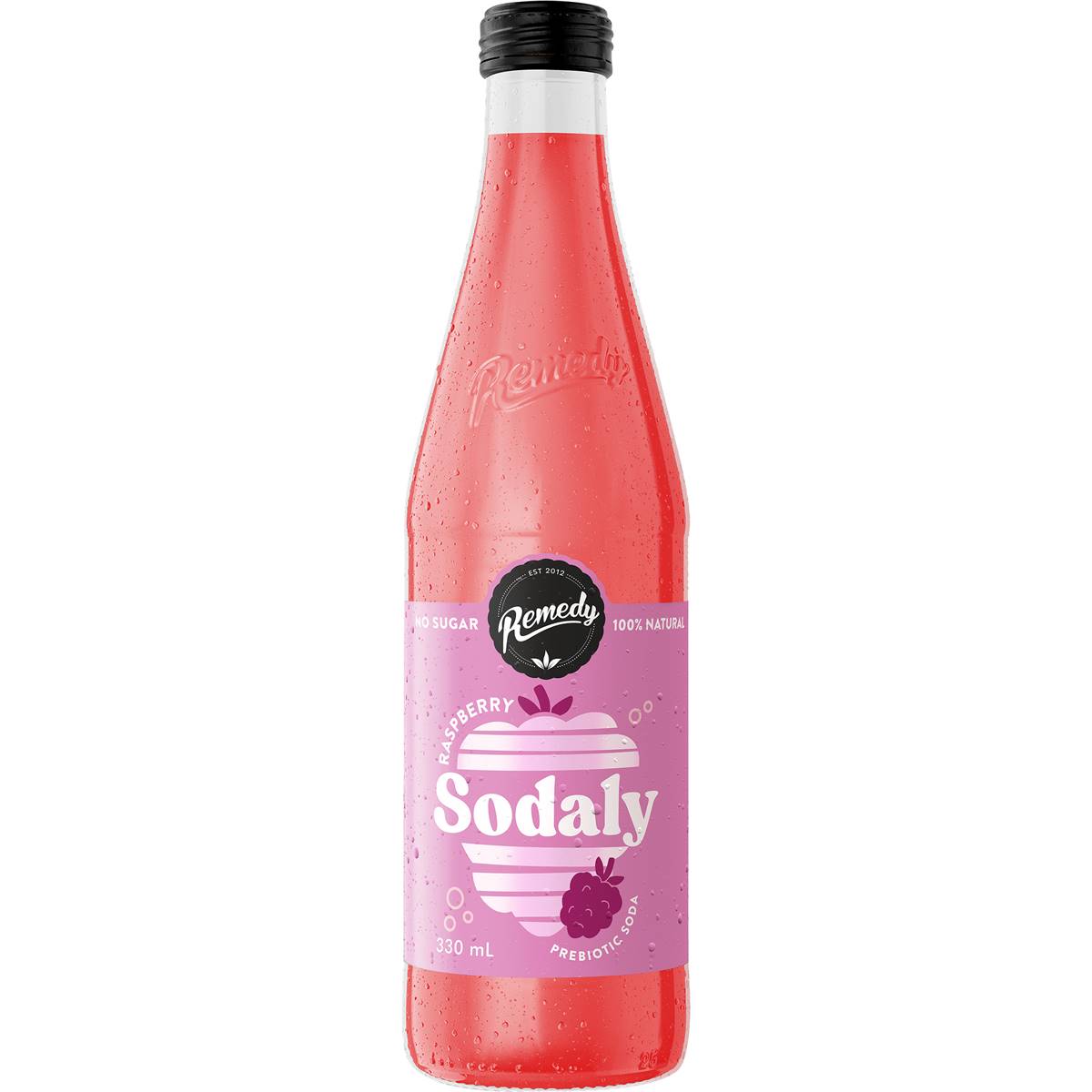 Remedy Sodaly Raspberry 330ml | Woolworths