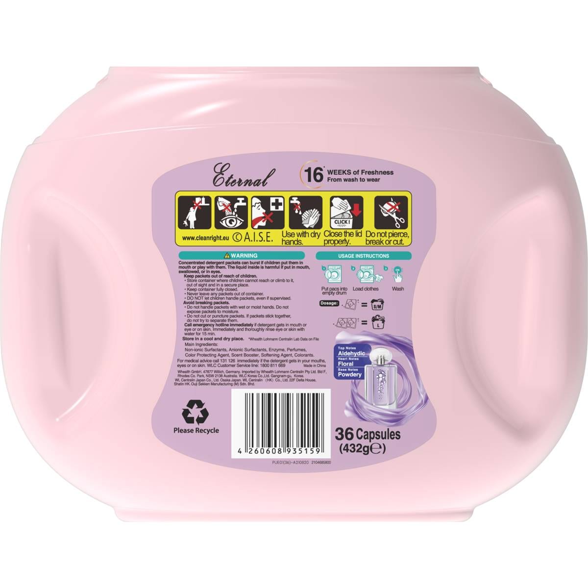 Arfum 5 In 1 Laundry Capsules Eternal 36 Pack Woolworths