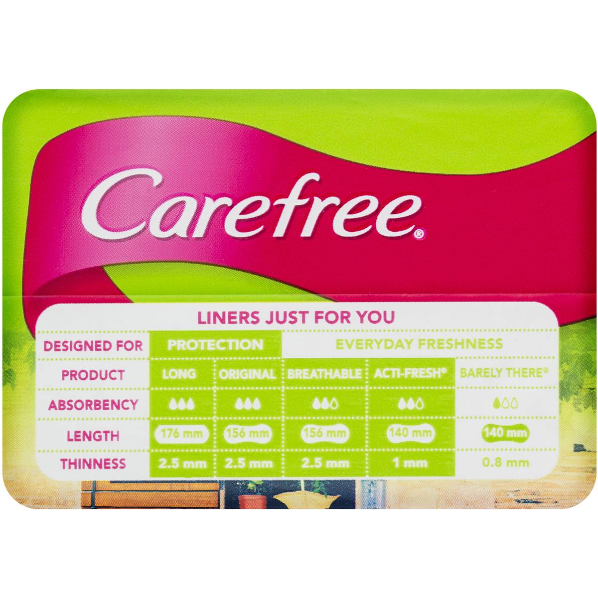 Carefree Barely There Aloe Panty Liners 42 Pack Woolworths