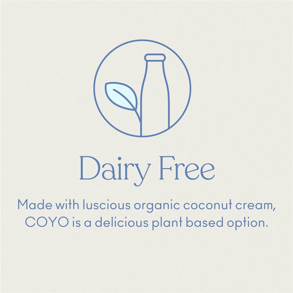 Coyo Dairy Free Yoghurt Low Sugar Greek Style 500g Woolworths