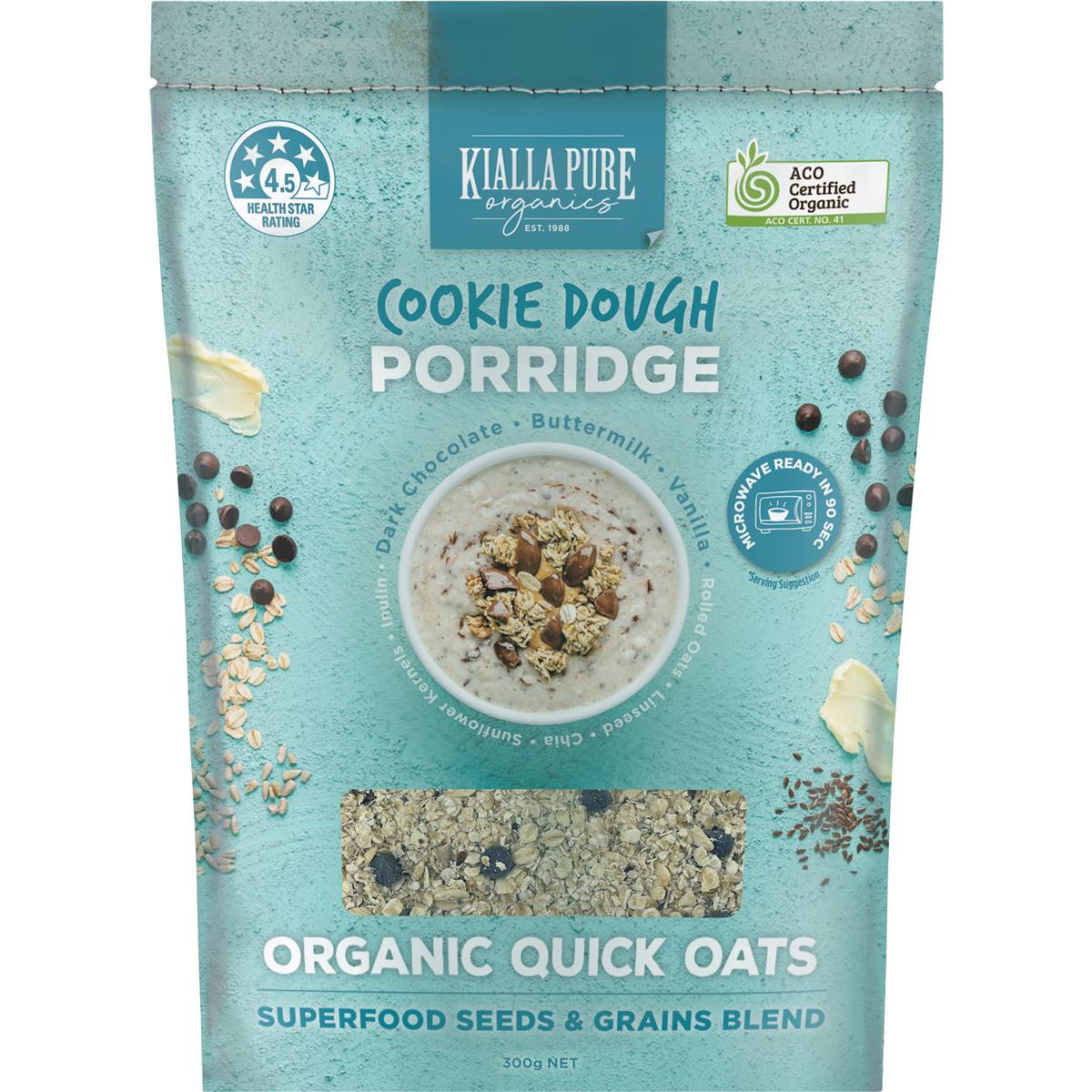 Kialla Pure Organics Cookie Dough Porridge