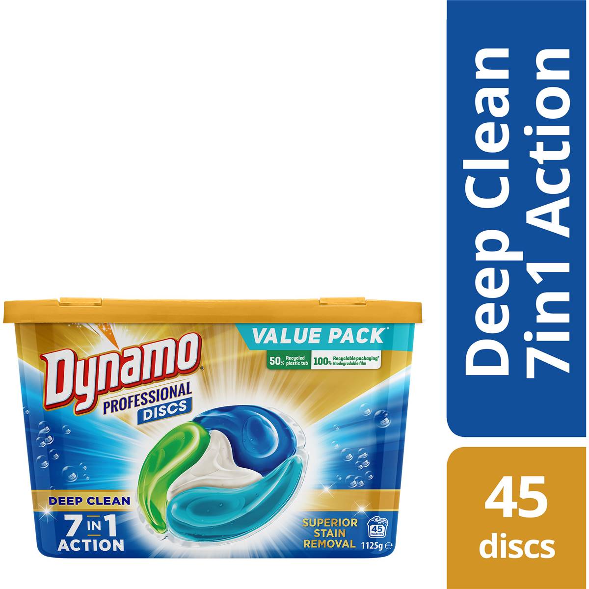 Dynamo Professional 7 In 1 Laundry Detergent Capsules 45 Pack Woolworths