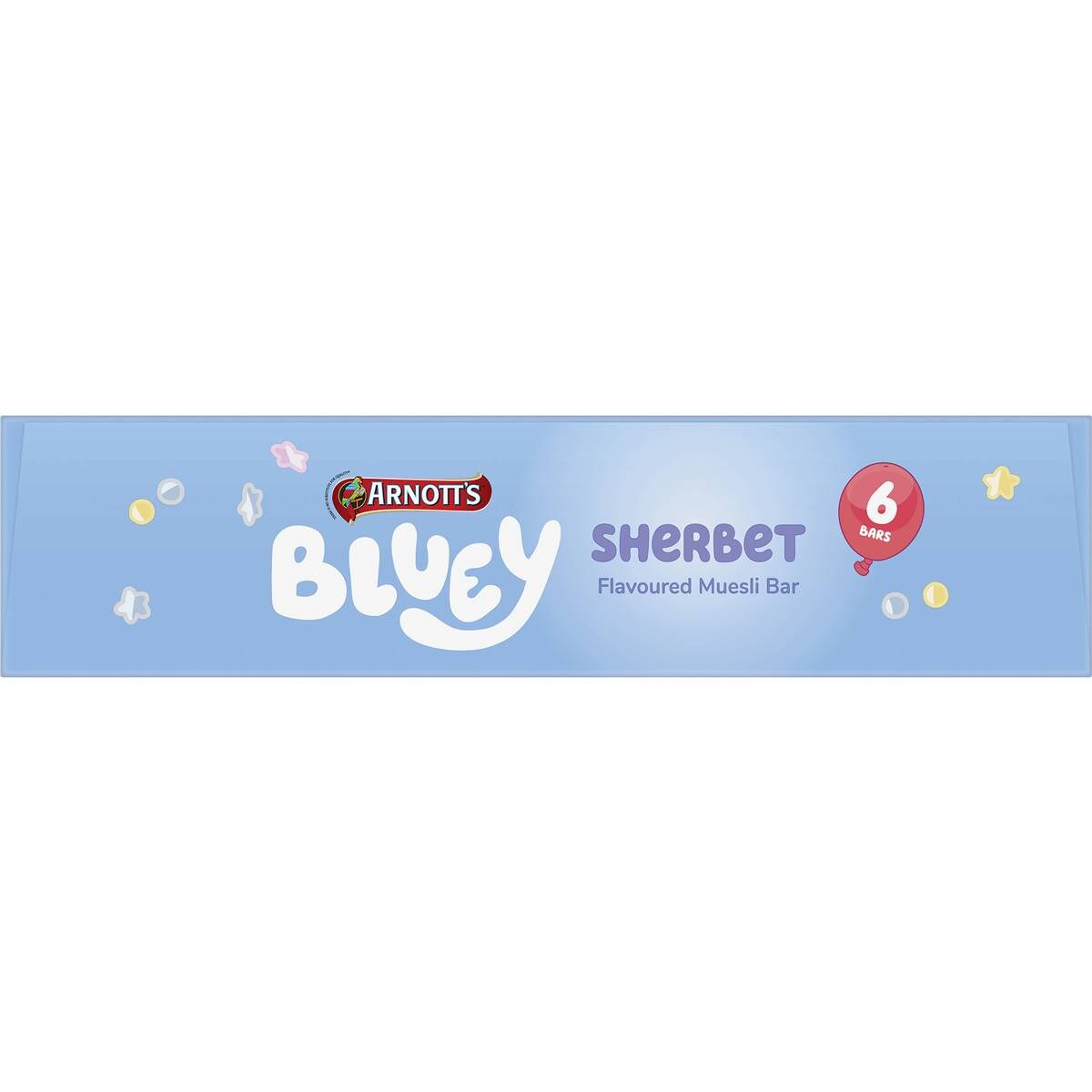 Arnott's Bluey Sherbet Flavoured Muesli Bars 6 Pack Woolworths